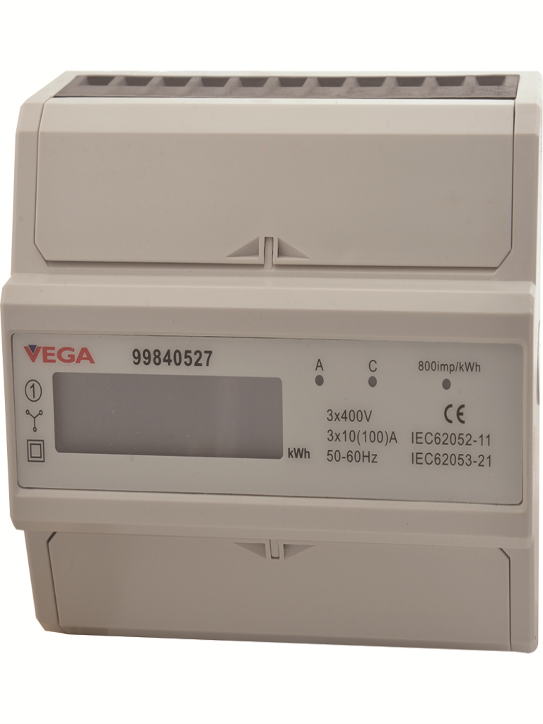 מונה תלת פאזי 3X100 תצוגת 4 LCD מודול
