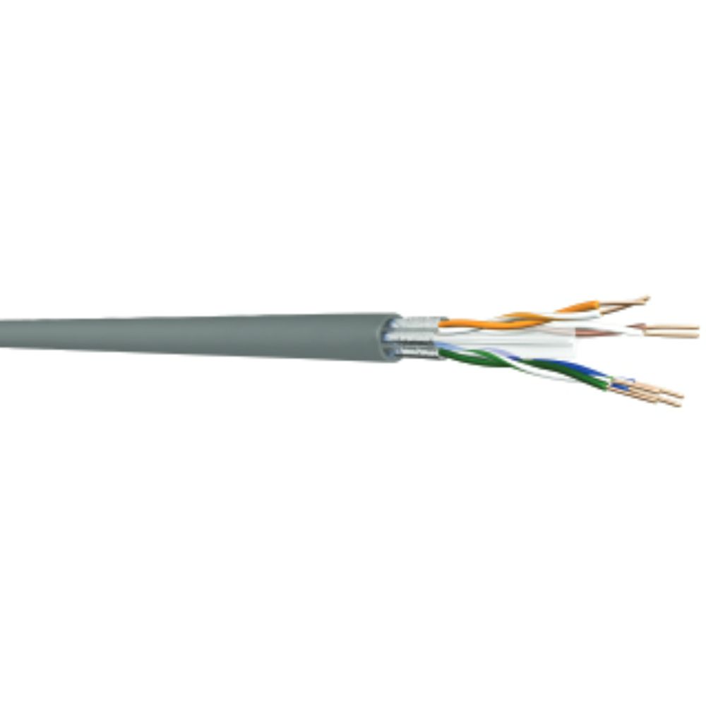 כבל מחשב 4X2X23 CAT6 אפור-חבילה 100 מטר