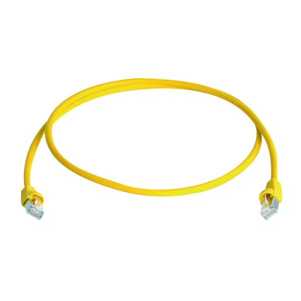 מגשר CAT6A צהוב 0.5 מ' SFTP
