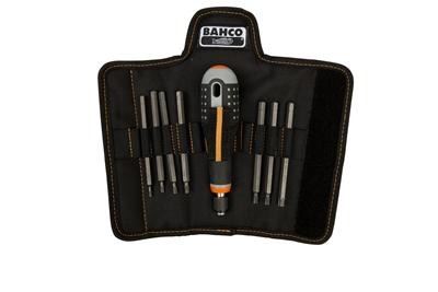 סט ידית מברג+להבים מתחלפים TORX באקו