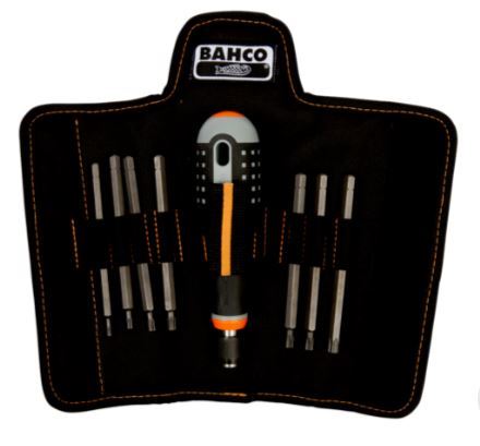 סט ידית מברג+להבים מתחלפים TORX באקו