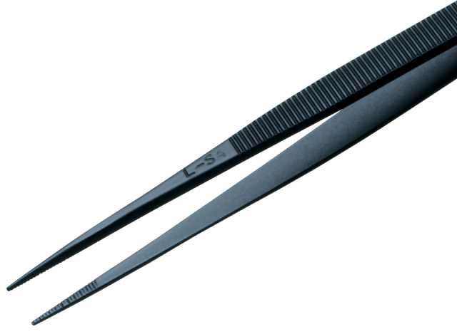 פינצטה מנירוסטה L/BLACK רוביס