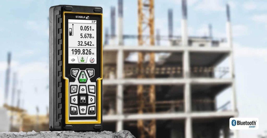 מד טווח / מודד מרחק לייזר עם מסך LCD ל 200 מטר דגם LD 520 סטבילה
