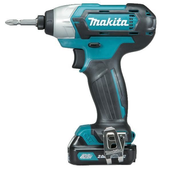 מברגה אימפקט נטענת 10.8V כולל 2 סוללות 1.5Ah ליתיום מקיטה